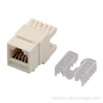 Cat.5E Cat.6 RJ45 Network keystone jack 8P8C modular jack